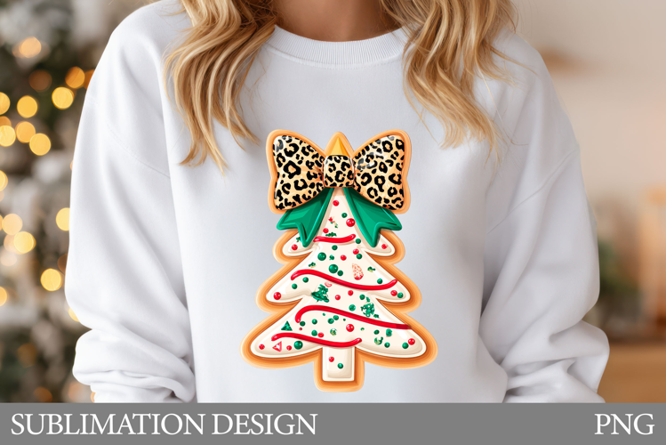 Christmas Tree Cookies T-Shirt. Christmas Tree Sublimation