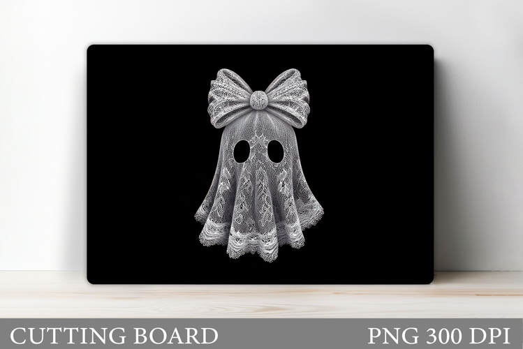 Ghost Cutting Board Sublimation. Halloween Cutting Board