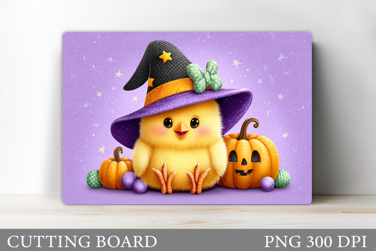 Halloween Chick Cutting Board. Halloween Cutting Board