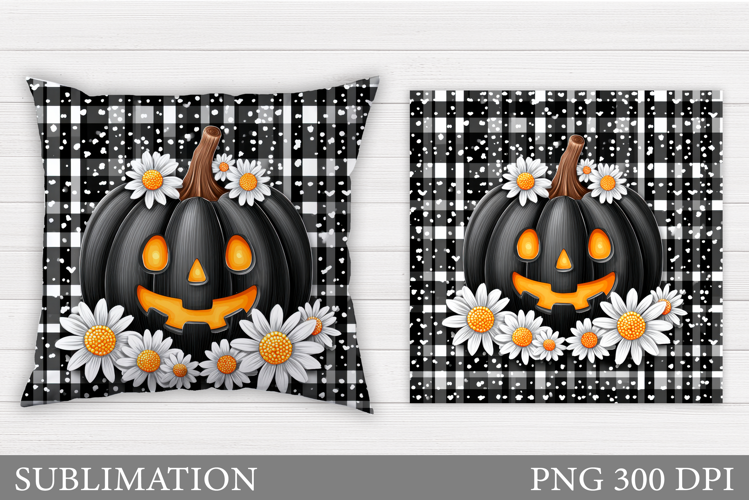Halloween Pumpkin Pillow. Halloween Pillow Sublimation