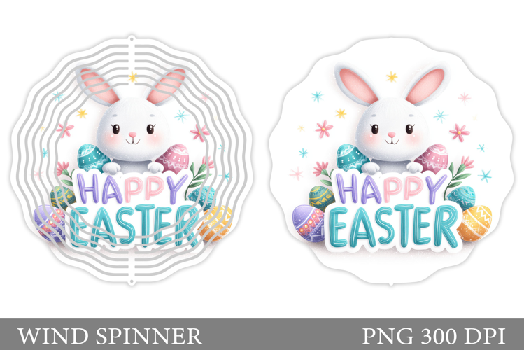 Easter Bunny Wind Spinner. Easter Wind Spinner Design