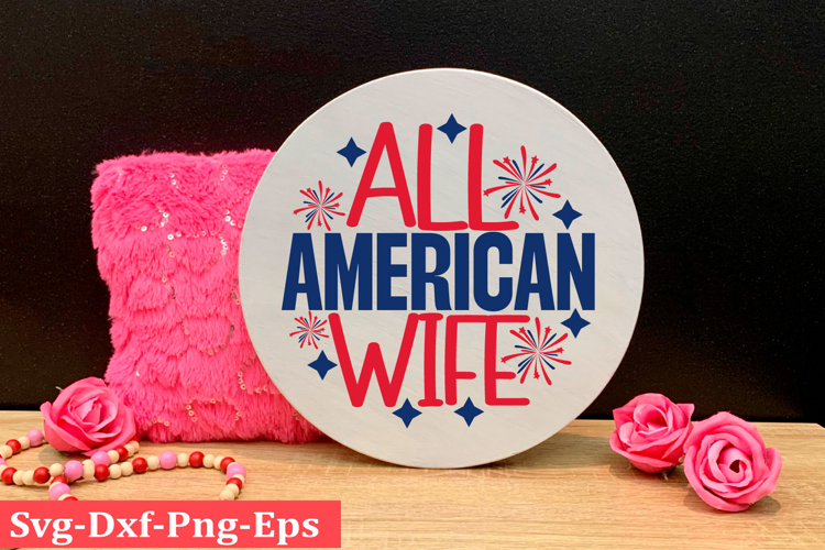 4th of July round sign svg design, Patriotics Quotes Svg,
