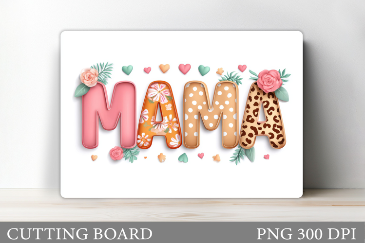 Mother's Day Cutting Board. Mother's Day Sublimation