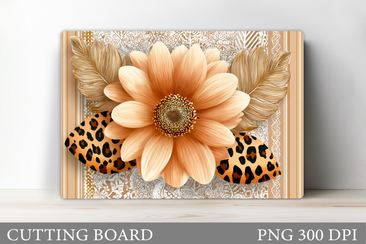 Flowers Cutting Board. Floral Cutting Board Sublimation