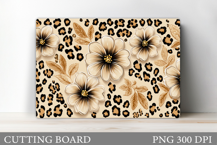 Floral Cutting Board Design. Flowers Cutting Board