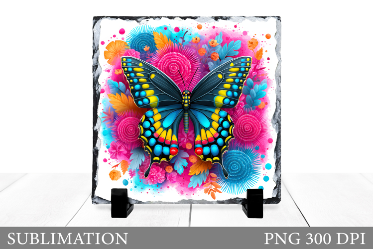 Butterfly Sublimation. Butterfly Slate Sublimation