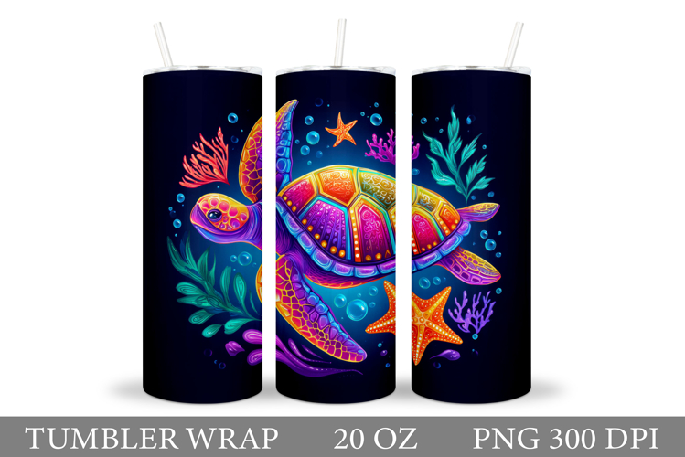 Turtle Tumbler Design. Turtle Tumbler Sublimation