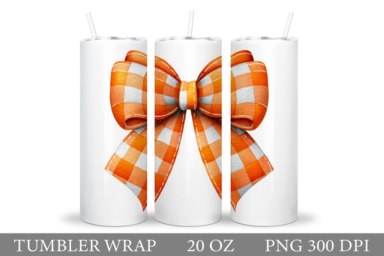 Bow Tumbler Design. Bow Sublimation