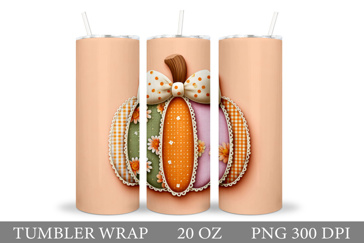 Pumpkin Tumbler Design. Pumpkin Sublimation