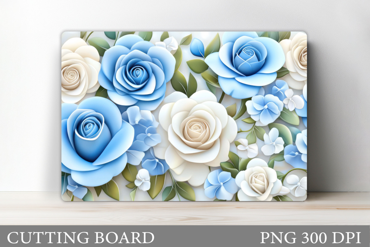 Roses Cutting Board Design. Roses Sublimation
