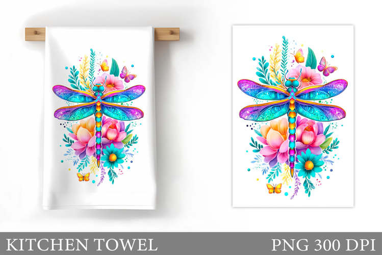 Dragonfly Garden Flag Design. Dragonfly Sublimation