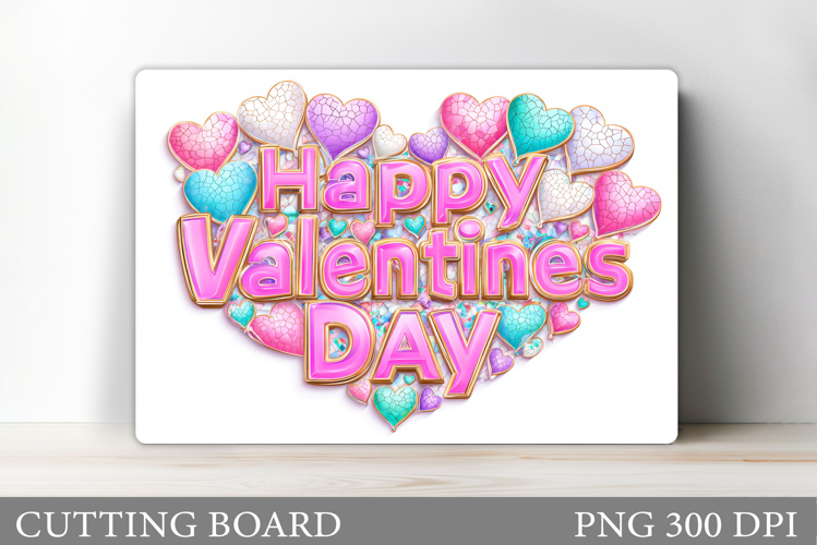 Valentines Day Cutting Board. Valentines Cutting Board