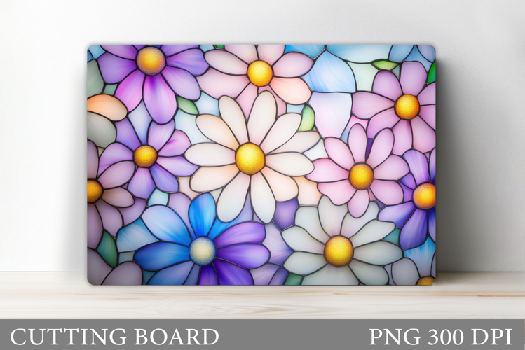 Floral Cutting Board Design. Flowers Cutting Board