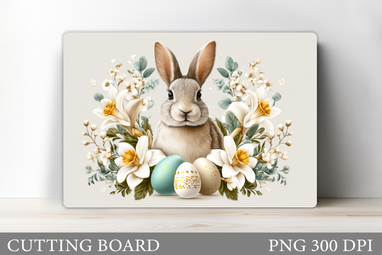 Easter Bunny Cutting Board. Easter Cutting Board Sublimation