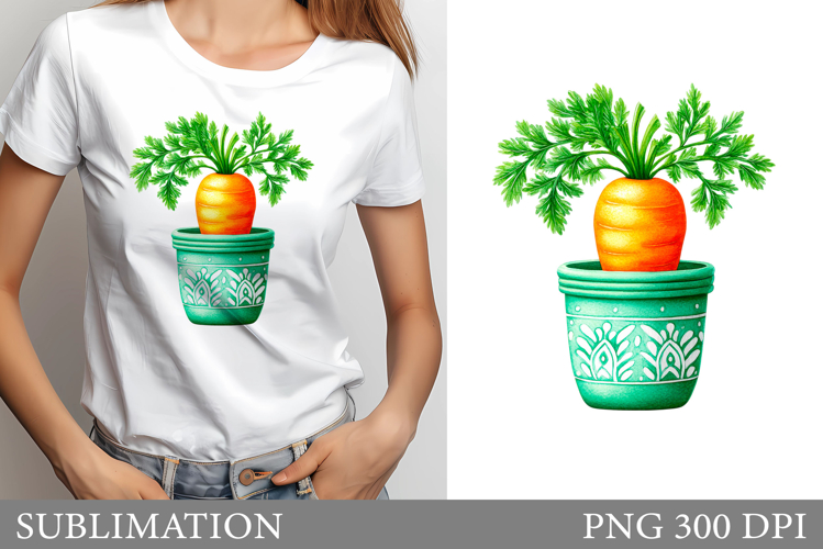 Carrot T-Shirt Design. Carrot Sublimation