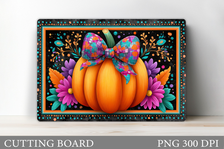 Pumpkin Cutting Board Design. Pumpkin Sublimation