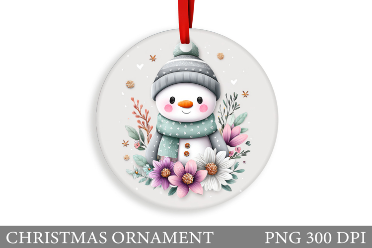 Cute Snowman Clipart Image 9