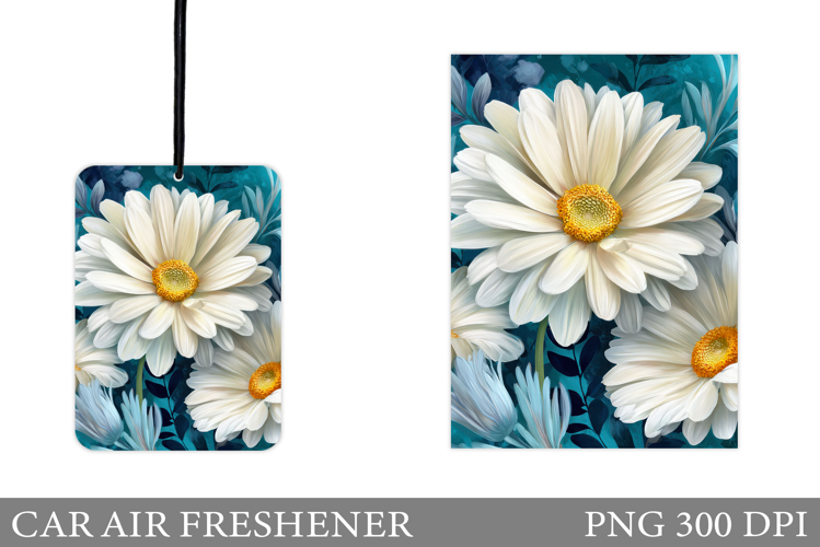 Floral Car Air Freshener. Flowers Car Air Freshener Design
