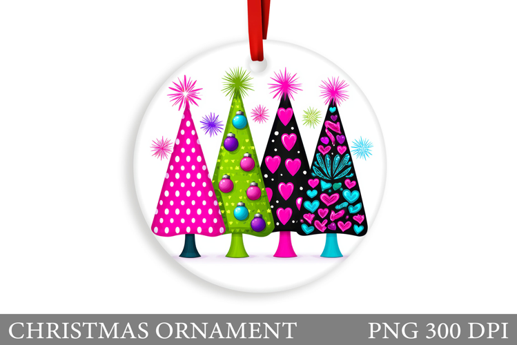 Christmas Tree Christmas Ornament. Winter Christmas Ornament
