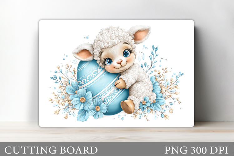 Easter Lamb Cutting Board. Easter Cutting Board Design