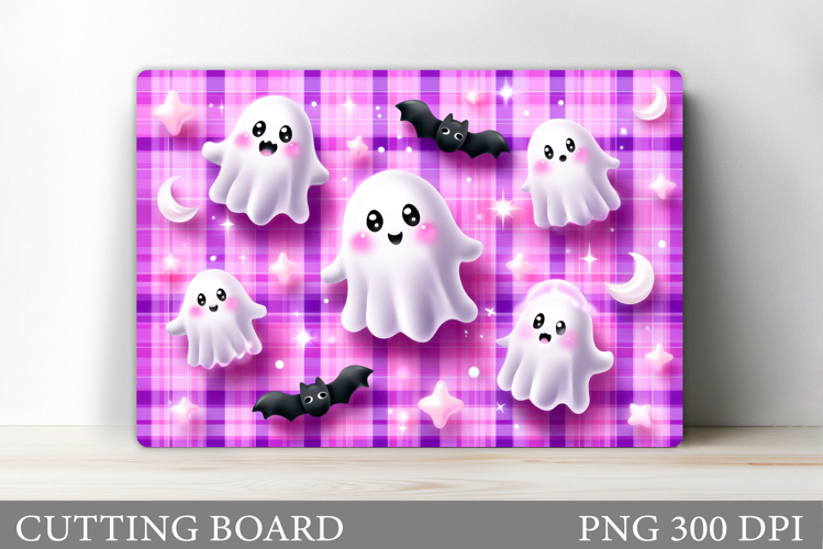 Cute Halloween Cutting Board. Cute Ghost Cutting Board