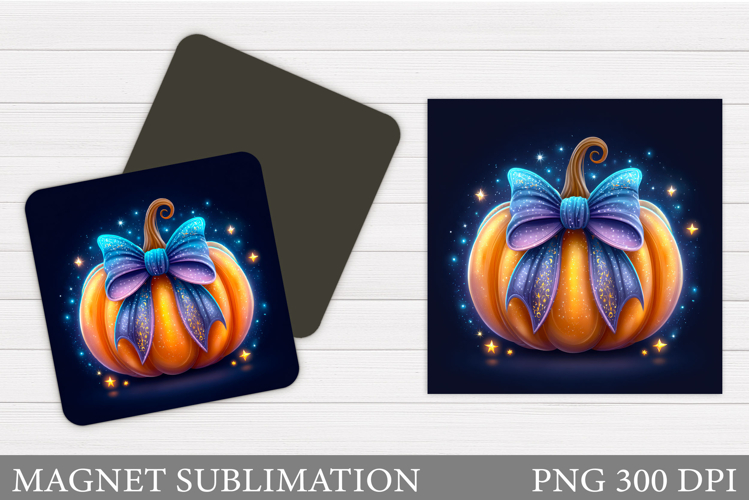 Pumpkin Magnet Design. Pumpkin Sublimation