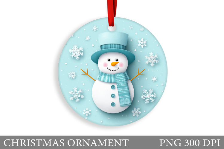 Cute Snowman Clipart Image 4