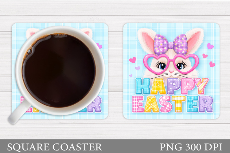 Easter Bunny Coaster. Bunny Easter Coaster Design