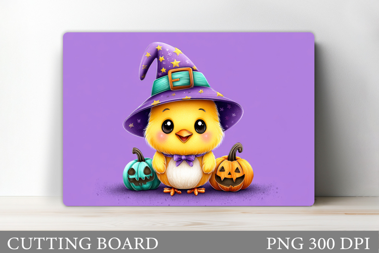 Halloween Chick Cutting Board. Halloween Cutting Board