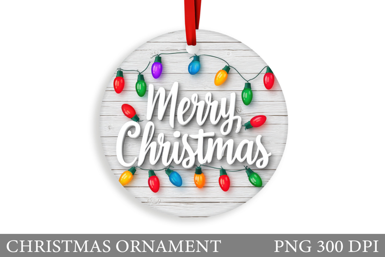Christmas Ornament Design. Christmas Sublimation
