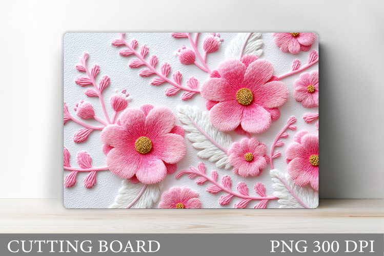 Flowers Cutting Board. Floral Cutting Board Sublimation