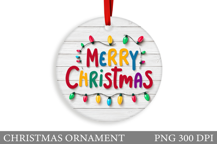 Christmas Ornament Design. Christmas Sublimation