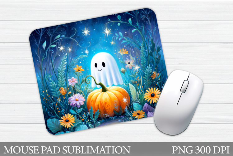Halloween Ghost Mouse Pad. Halloween Mouse Pad Sublimation