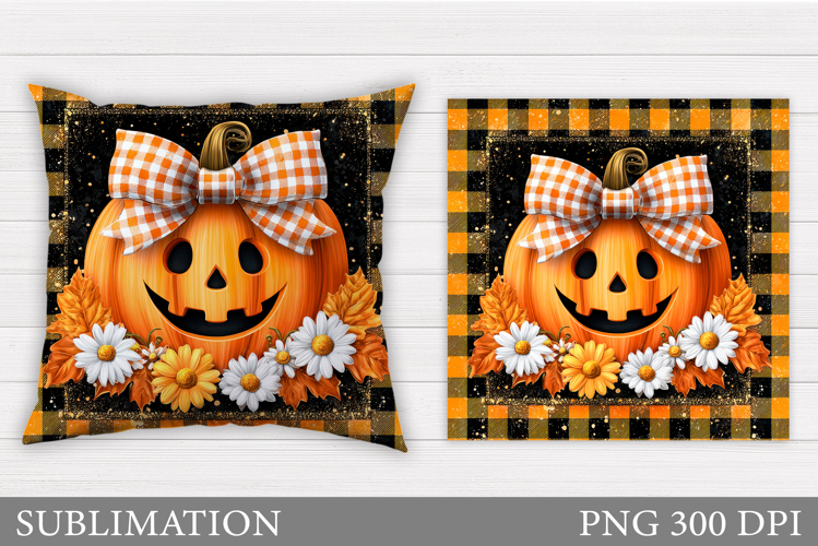 Halloween Pumpkin Pillow. Halloween Pillow Design