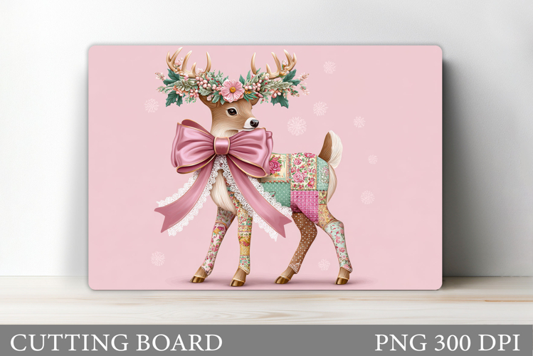 Christmas Deer Cutting Board. Christmas Cutting Board Design