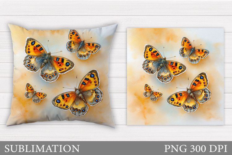 Butterfly Pillow Design. Butterfly Sublimation
