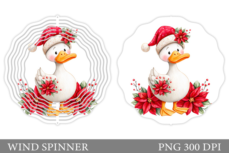 Christmas Goose Keychain. Christmas Keychain Sublimation