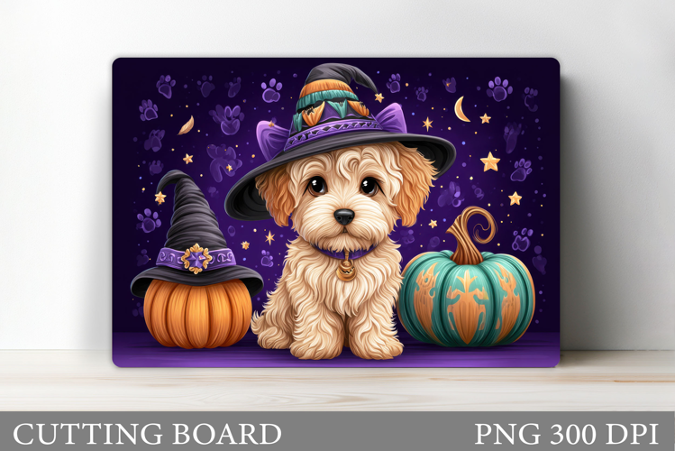 Halloween Dog Cutting Board. Halloween Cutting Board