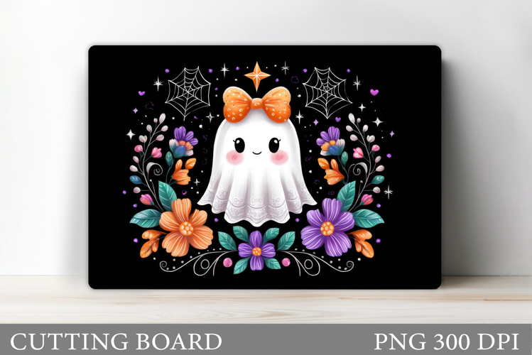 Cute Halloween Cutting Board. Cute Ghost Cutting Board