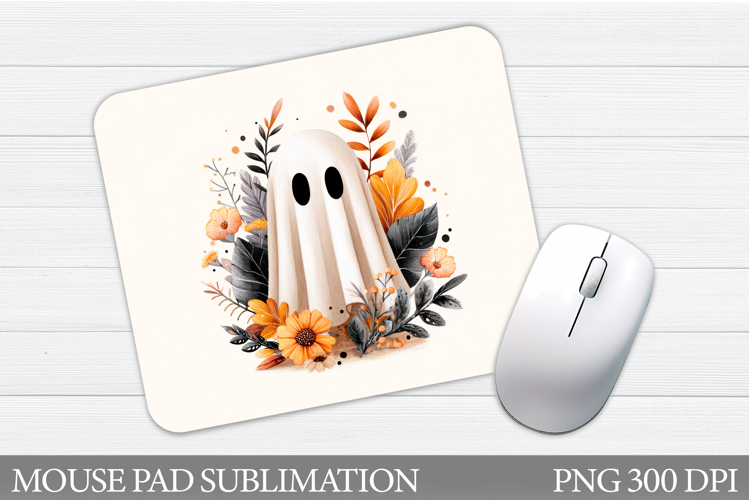 Halloween Ghost Mouse Pad. Halloween Mouse Pad Sublimation