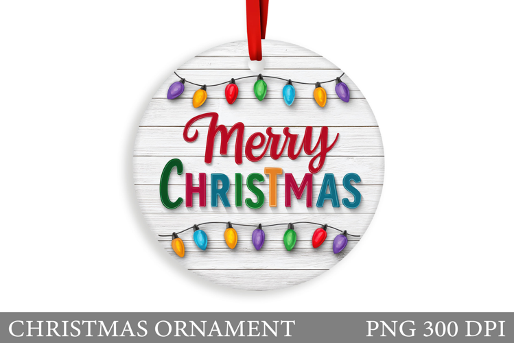 Christmas Ornament Design. Christmas Sublimation