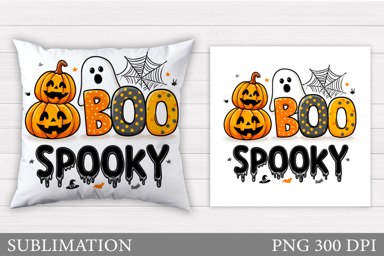 Halloween Pillow Design. Halloween Sublimation