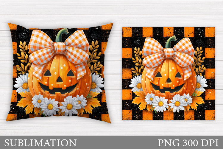 Halloween Pumpkin Pillow. Halloween Pillow Design