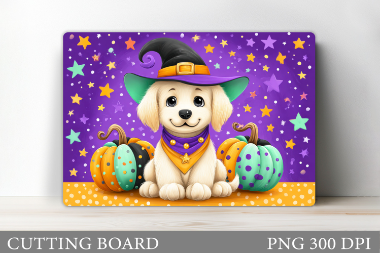 Halloween Dog Cutting Board. Halloween Cutting Board