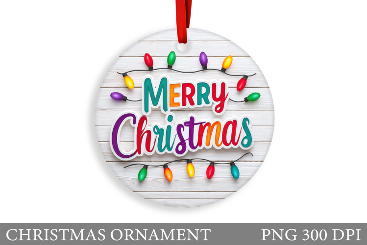 Christmas Ornament Design. Christmas Sublimation