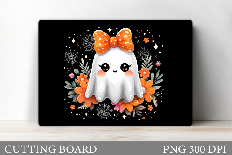 Cute Halloween Cutting Board. Cute Ghost Cutting Board