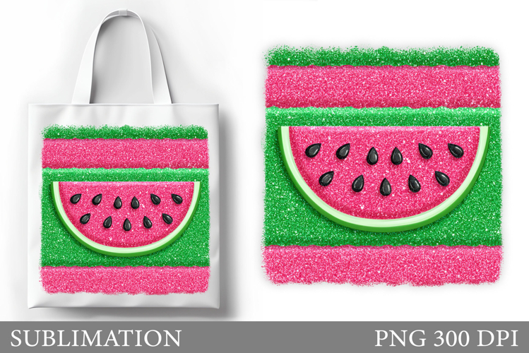 Watermelon Tote Bag Design. Watermelon Sublimation