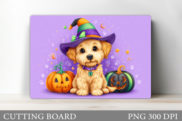 Halloween Dog Cutting Board. Halloween Cutting Board