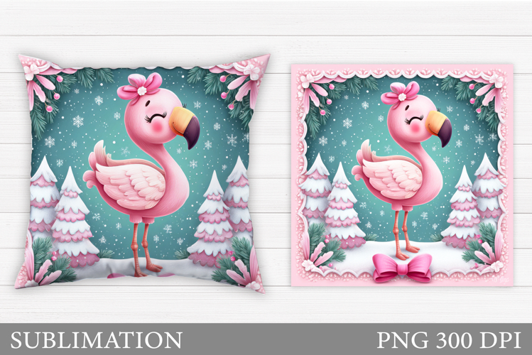 Cute Flamingo Clipart Image 9