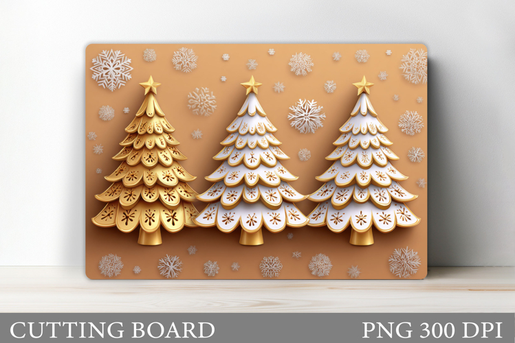 Christmas Tree Cutting Board. Christmas Tree Sublimation